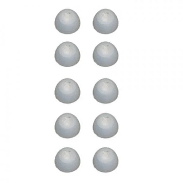 EARPAD SILICONE WHITE-10 PCS