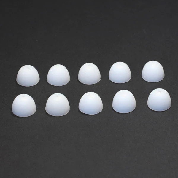 EARPAD SILICONE WHITE-10 PCS - Image 2